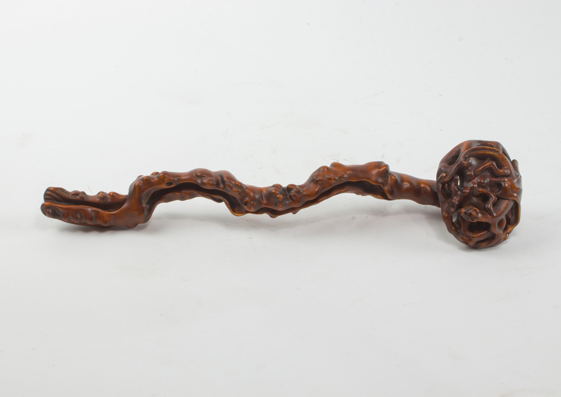 CHINESE BOXWOOD RUYI SCEPTER