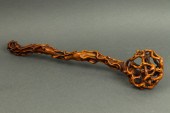 CHINESE BOXWOOD RUYI SCEPTER C
