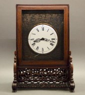 CHINESE BRACKET CLOCKAn early