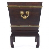 CHINESE BRASS BOUND ROSEWOOD I