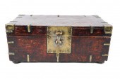 CHINESE BRASS-BOUND SCHOLAR'S