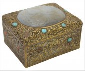 CHINESE BRASS BOXChinese Brass