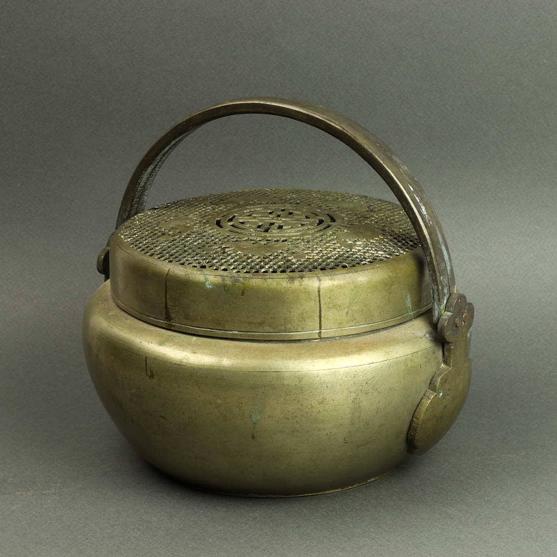CHINESE BRASS HAND WARMER Chinese