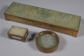 CHINESE BRASS & JADE CIGARETTE