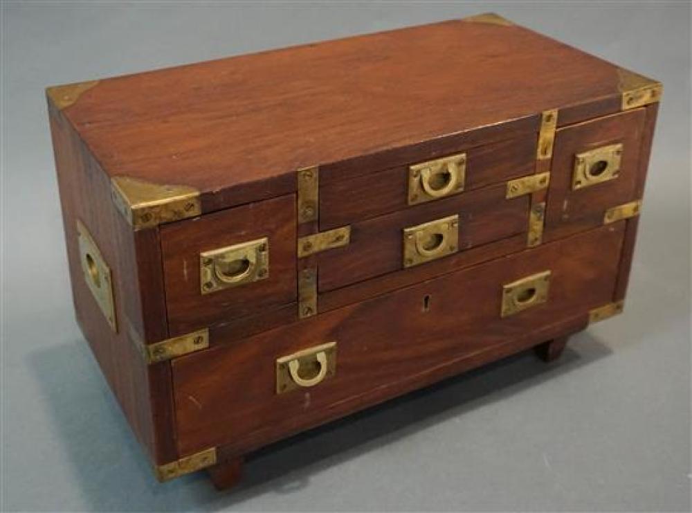 CHINESE BRASS MOUNTED AND