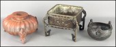 CHINESE BRASS PLANTER. Togethe