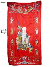 CHINESE BROCADE & SILK WITH EM