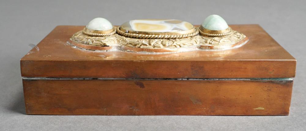 CHINESE BRONZE AND HARDSTONES