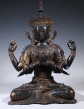 CHINESE BRONZE AVALOKITESVARA
