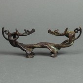 CHINESE BRONZE BRUSH REST Chin