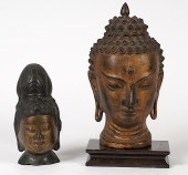 Chinese Bronze Buddha and Guan