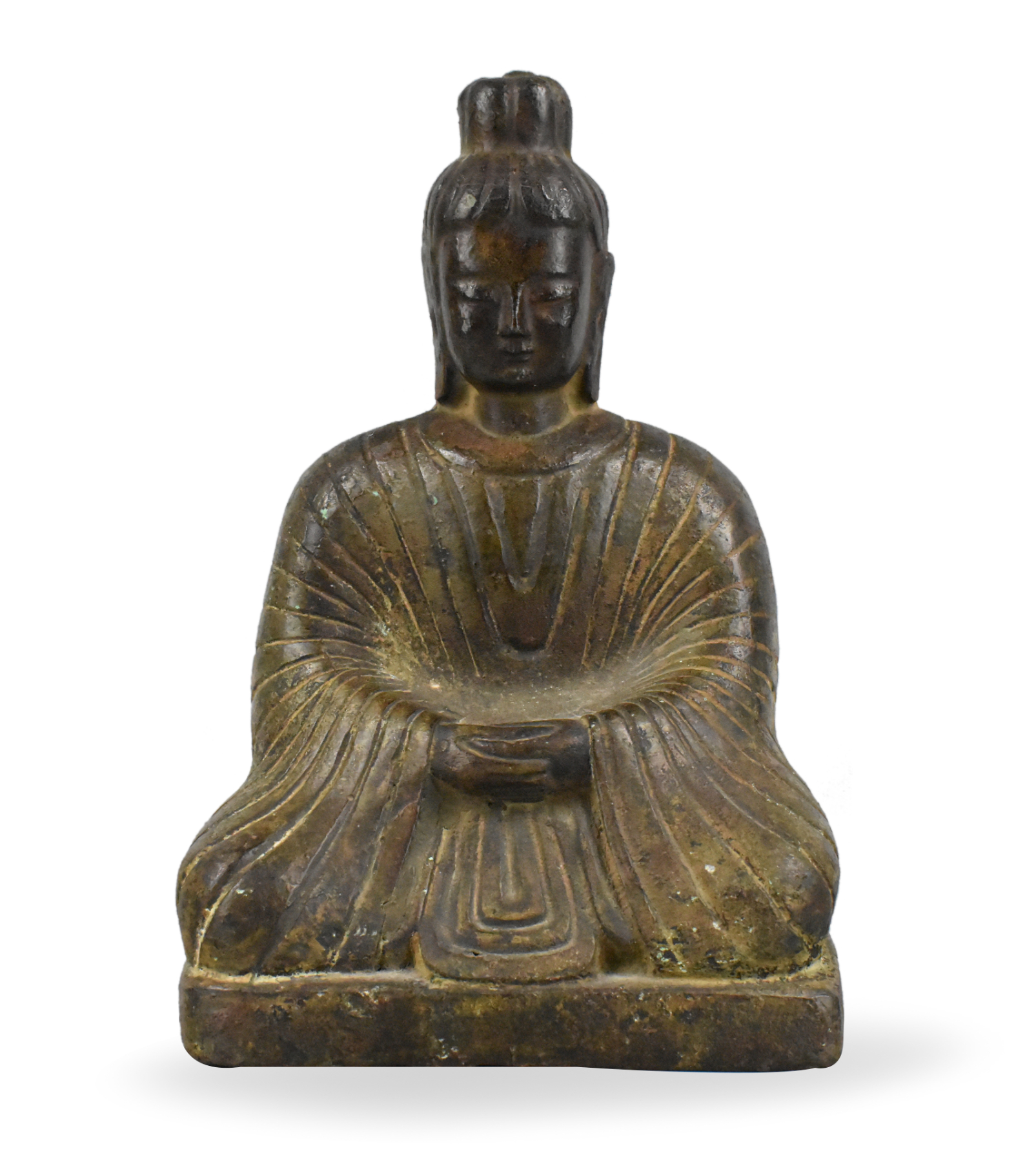 CHINESE BRONZE BUDDHA FIGURE,QING