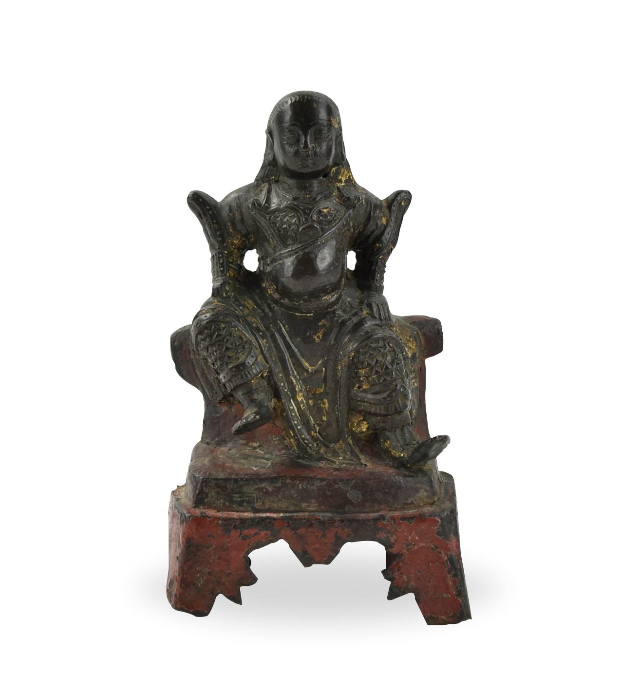 CHINESE BRONZE BUDDHA OF ZHENWU,