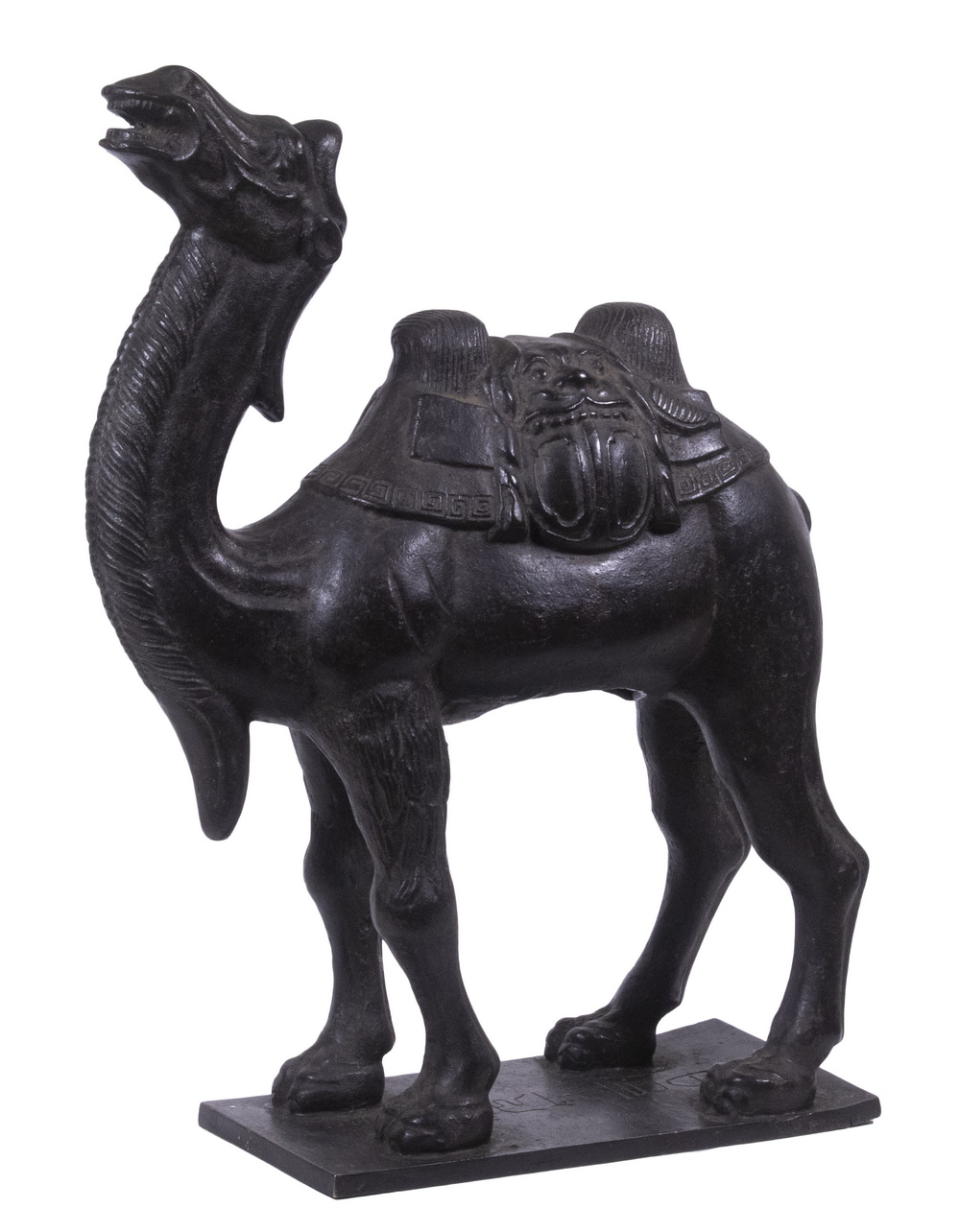 CHINESE BRONZE CAMEL SCULPTURE