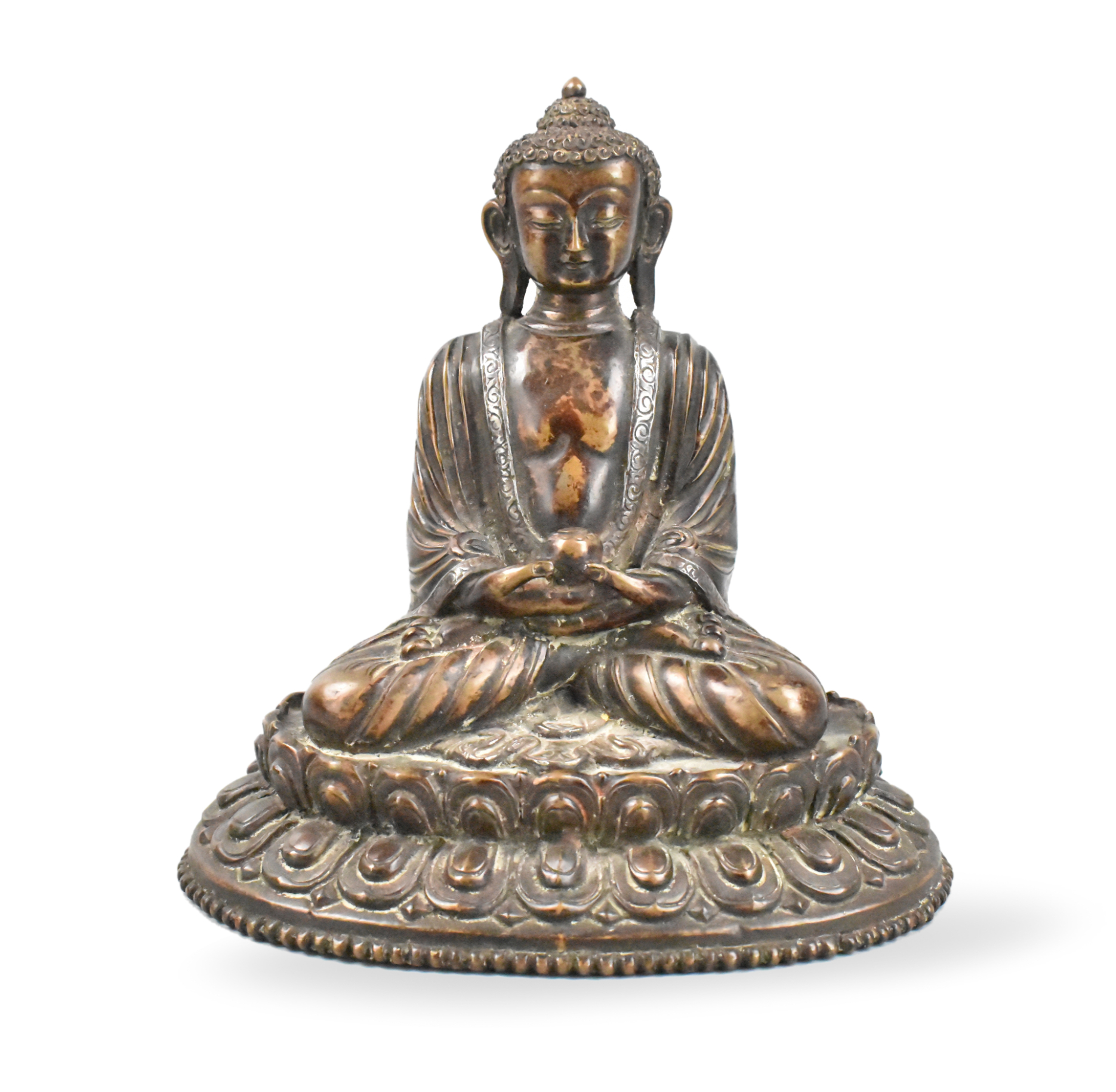 CHINESE BRONZE CAST BUDDHA