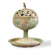 CHINESE BRONZE CAST INCENSE BU