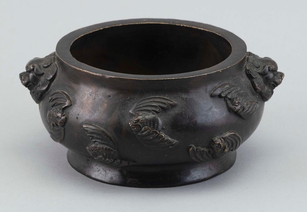 CHINESE BRONZE CENSER 19TH