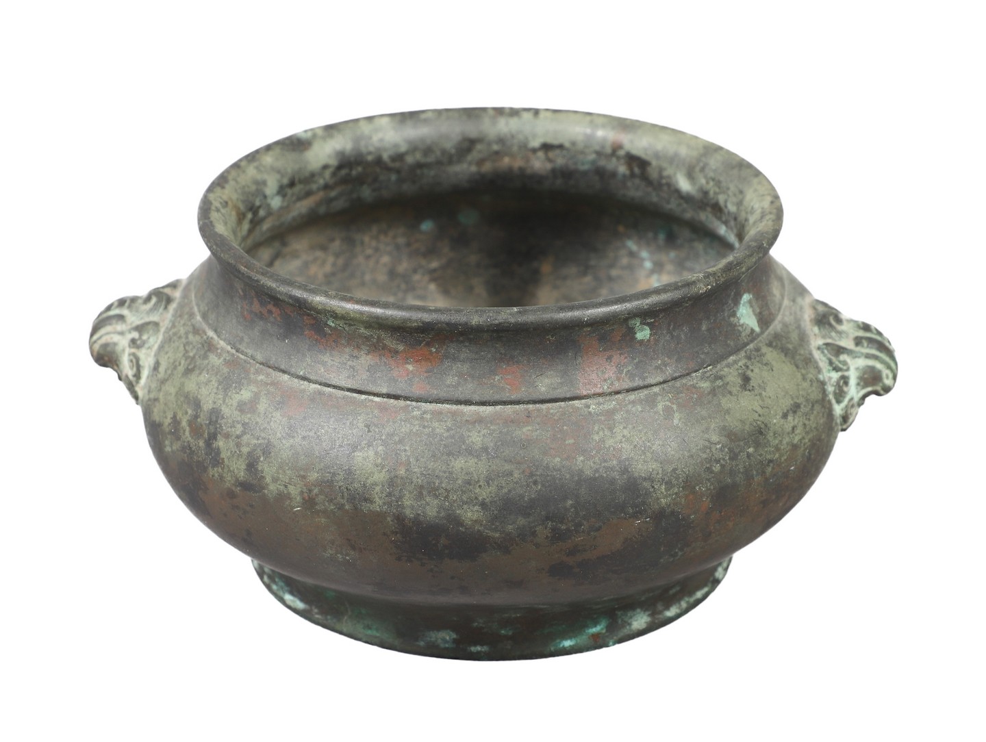 Chinese bronze censer, impressed