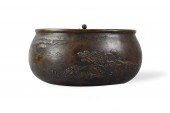 CHINESE BRONZE CENSER W/ CHI D