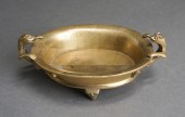 CHINESE BRONZE CENSER WITH SAL