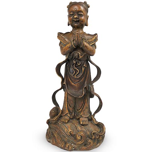 CHINESE BRONZE CHILD