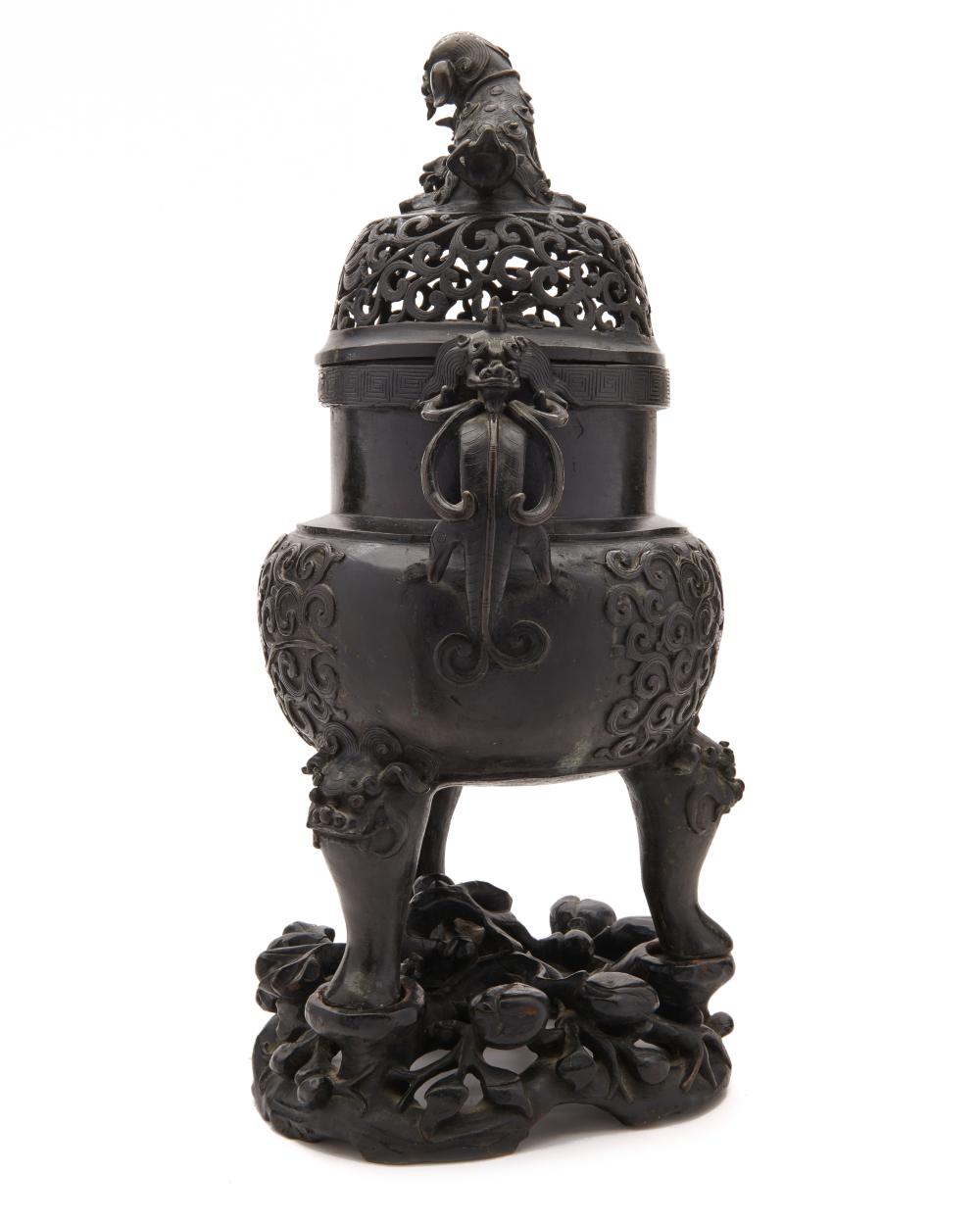 CHINESE BRONZE COVERED