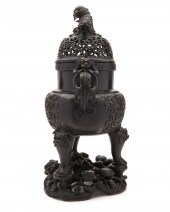 CHINESE BRONZE COVERED CENSORC