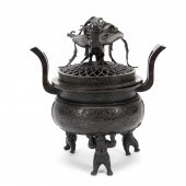 CHINESE BRONZE COVERED PHOENIX