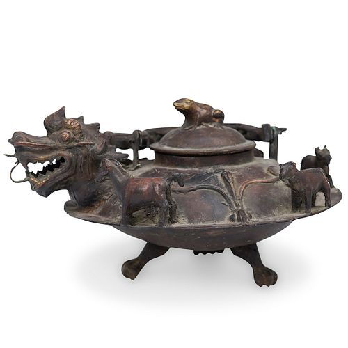 CHINESE BRONZE DRAGON