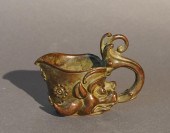 CHINESE BRONZE FIGURAL LIBATIO