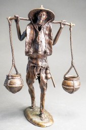 CHINESE BRONZE FIGURE OF A FAR