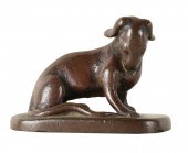 CHINESE BRONZE FIGURE OF A RAM