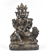 CHINESE BRONZE FIGURE OF A BOD