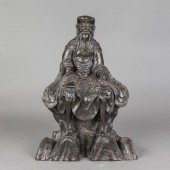 CHINESE BRONZE FIGURE OF A DAO