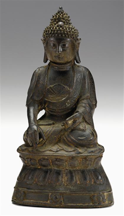 Chinese bronze figure of