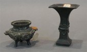 CHINESE BRONZE FOOTED KORO (TO