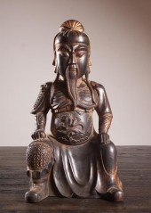 CHINESE BRONZE GUARDIAN WARRIO