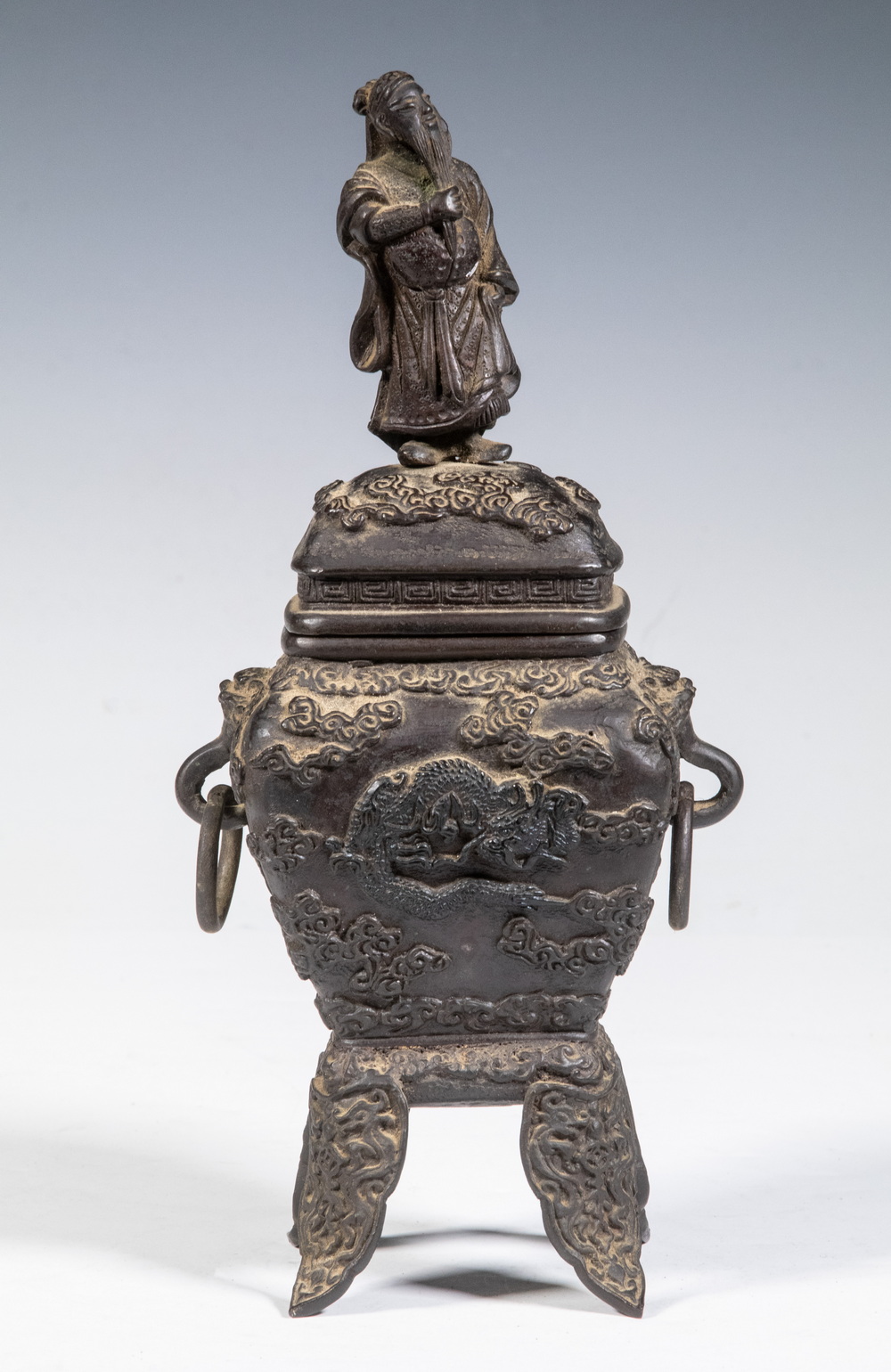 CHINESE BRONZE INCENSE BURNER