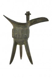 CHINESE BRONZE JUE VESSELwith