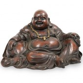 CHINESE BRONZE LAUGHING BUDDHA