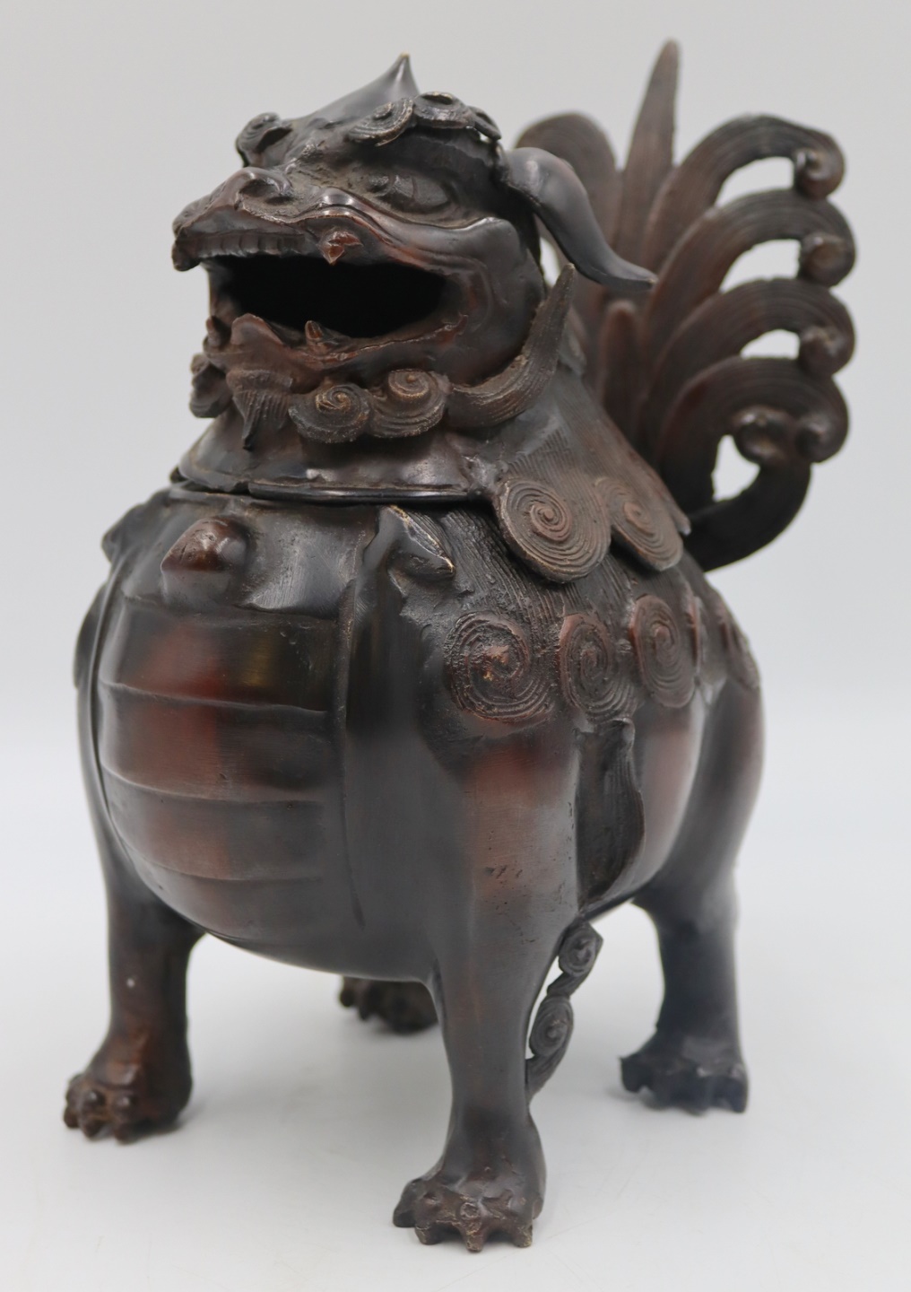 CHINESE BRONZE LUDUAN INCENSE
