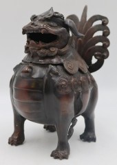 CHINESE BRONZE LUDUAN INCENSE