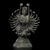 Chinese Bronze Maitreya Chines