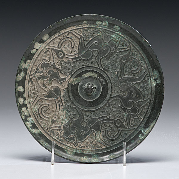 Chinese Bronze Mirror with