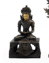 Chinese bronze model of Amitay