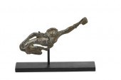 CHINESE BRONZE MONKEY FORM BEL