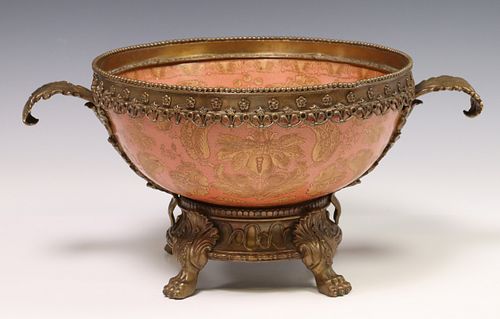 CHINESE BRONZE-MOUNTED &AMP;