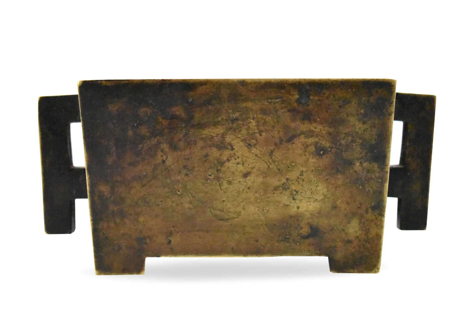 CHINESE BRONZE RECTANGULAR