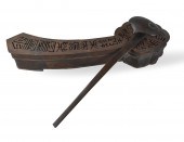 CHINESE BRONZE RUYI INCENSE BU