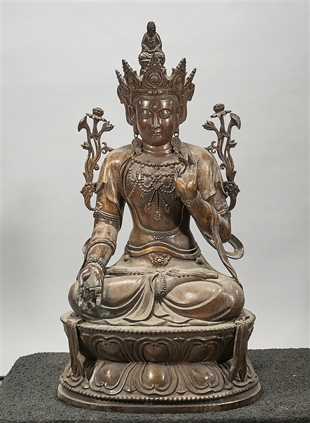 Chinese bronze sculpture of a